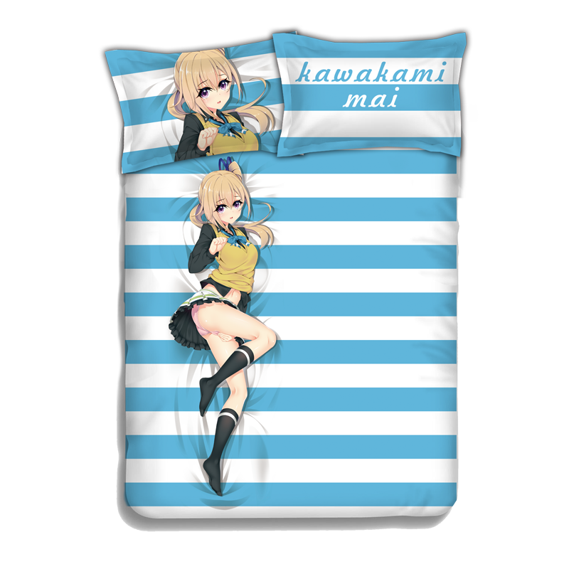 IZUMI Reina Anime 4 Pieces Bedding Sets,Bed Sheet Duvet Cover with Pillow Covers